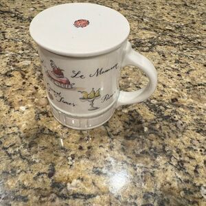 Grasslands Road Les Fruits Ceramic Mug with Lid